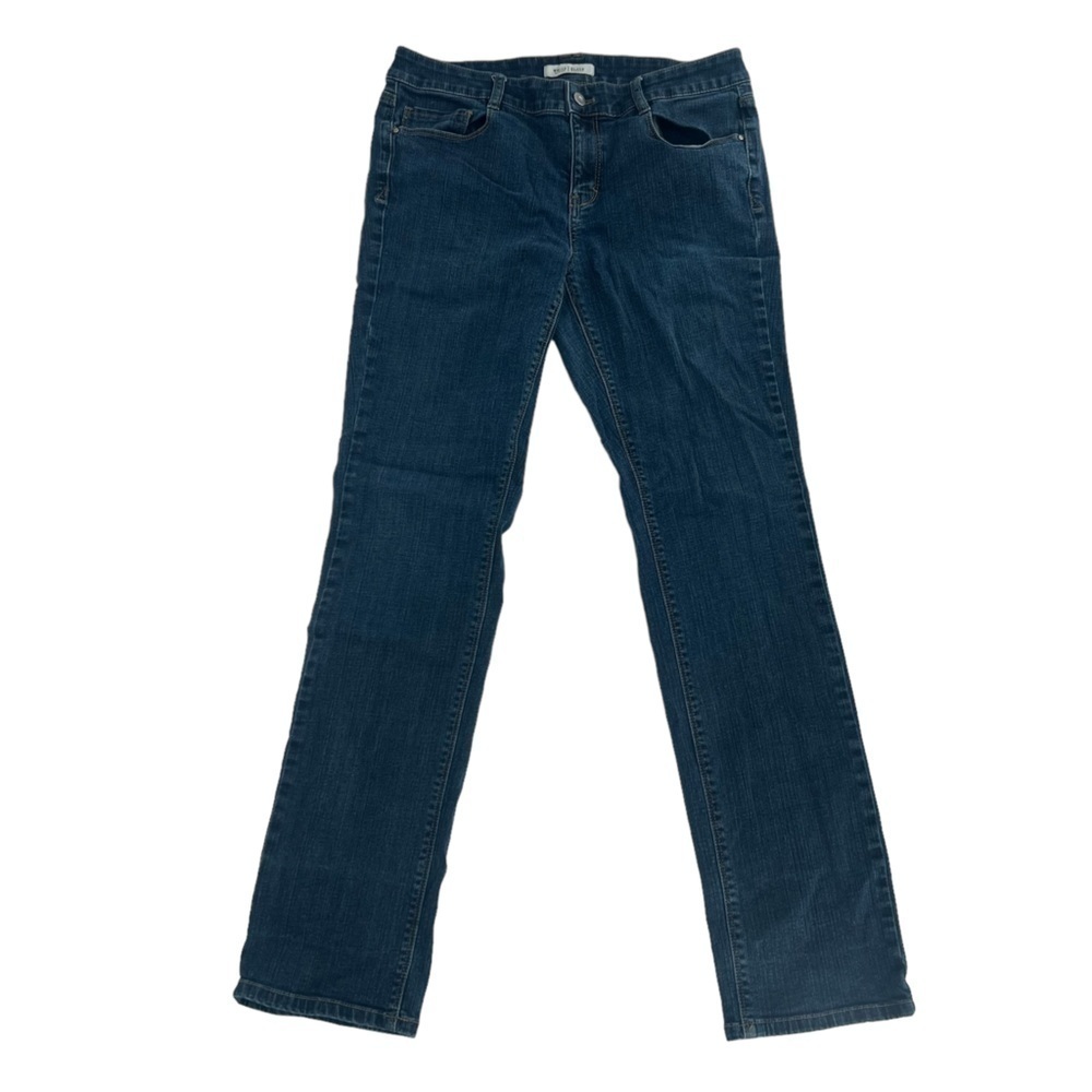 White House Black Market Blue Slim Leg Denim Jeans Size 10 Women’s